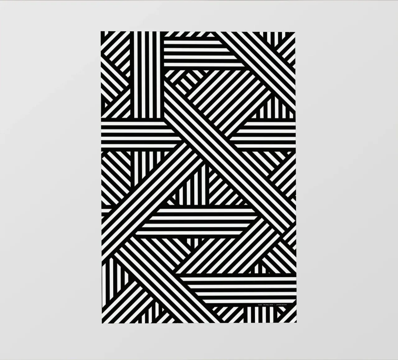 B&W Lines pellicola backlit da The Wall Shop