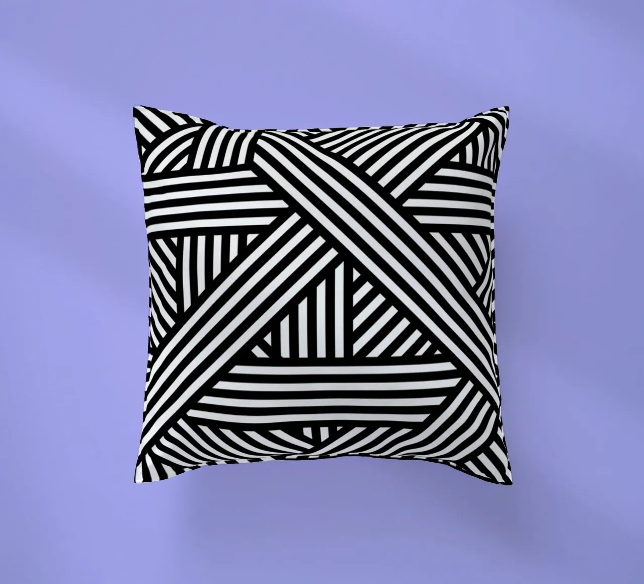 B&W Lines cuscino da The Wall Shop