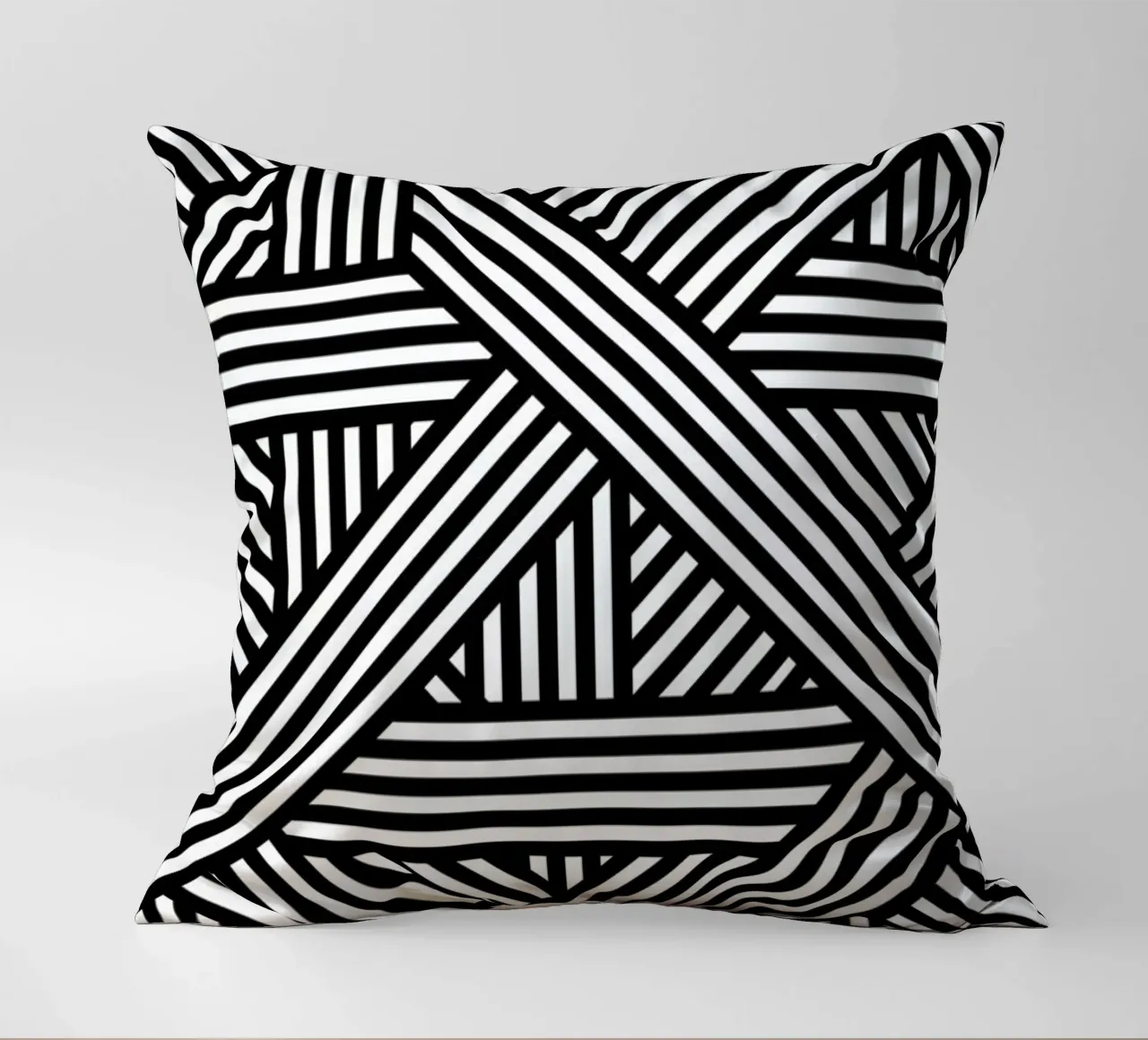 B&W Lines cuscino da The Wall Shop