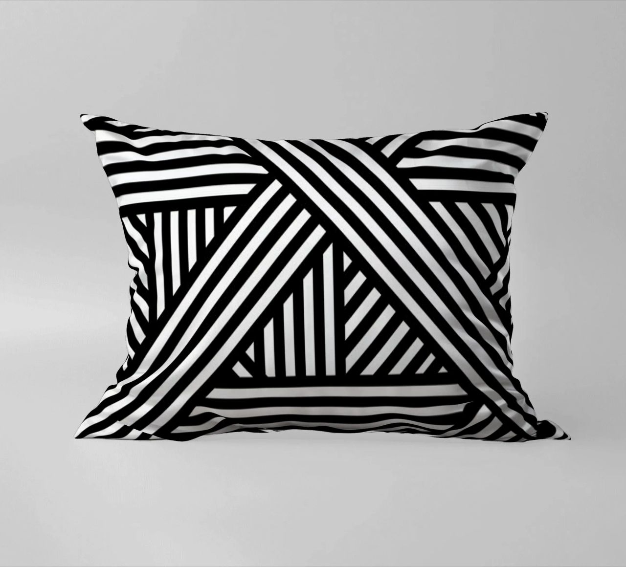 B&W Lines cuscino da The Wall Shop