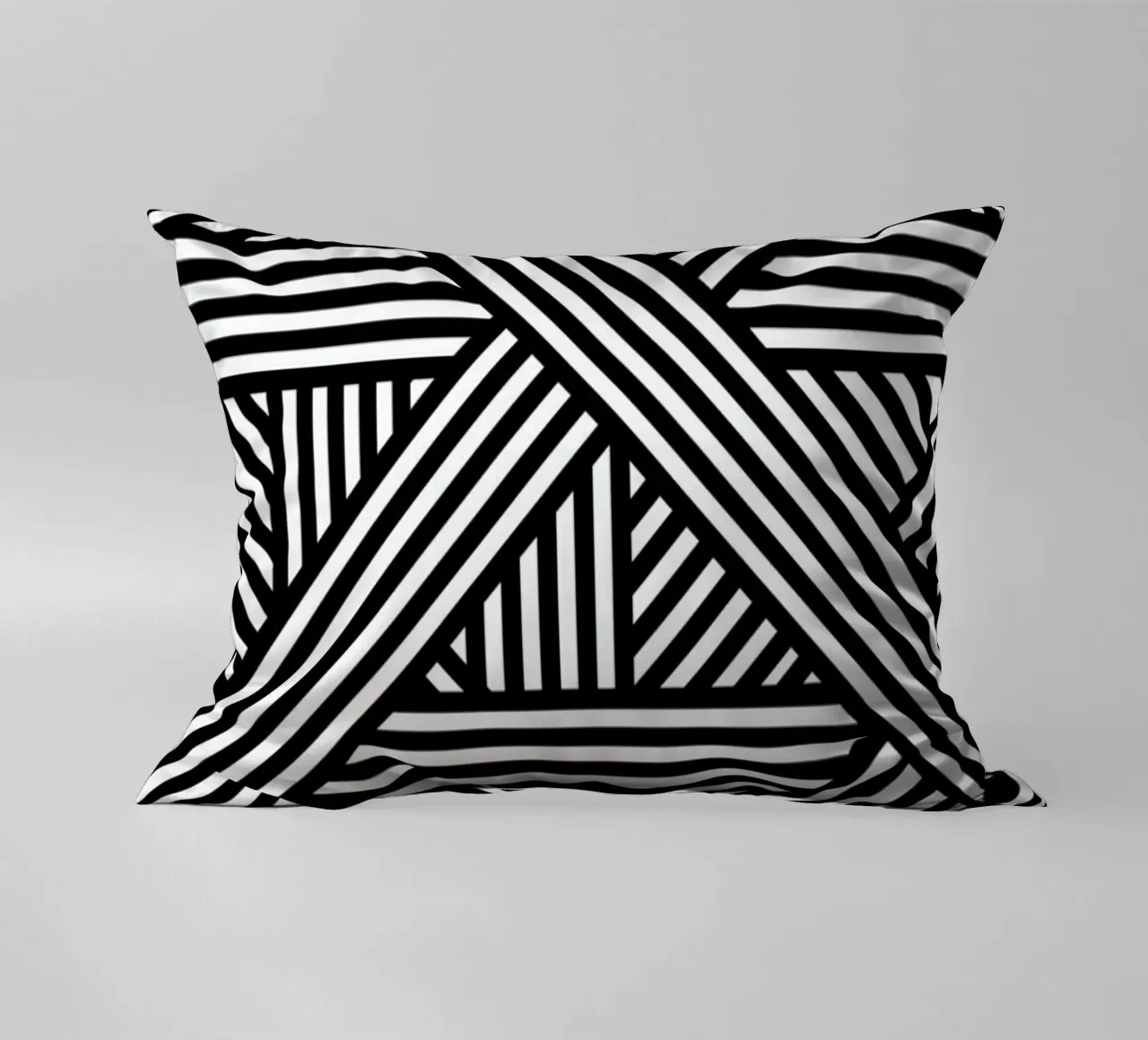 B&W Lines cuscino da The Wall Shop