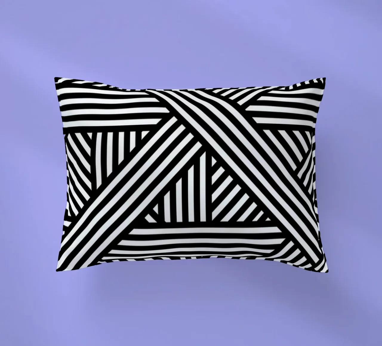 B&W Lines cuscino da The Wall Shop