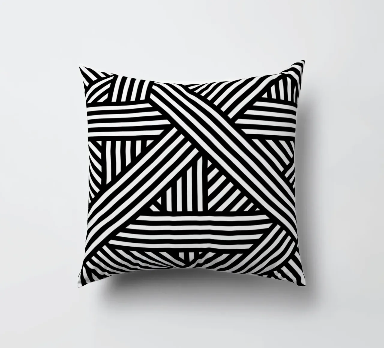 B&W Lines cuscino da The Wall Shop