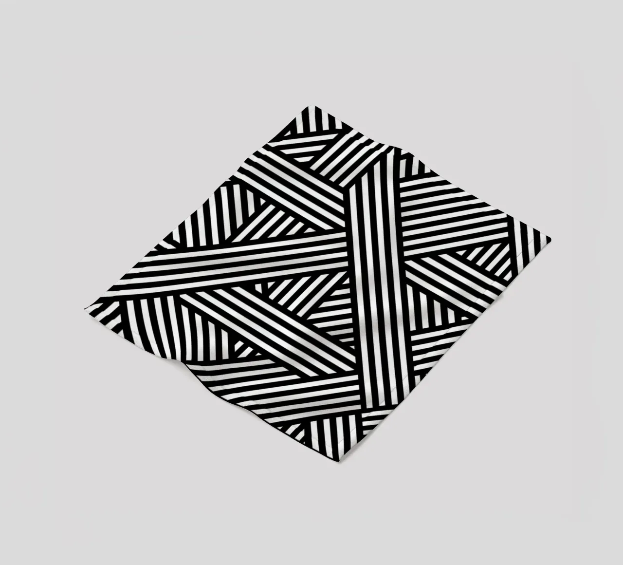 B&W Lines coperta in pile da The Wall Shop