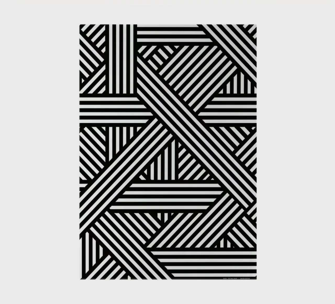 B&W Lines notebook by The Wall Shop