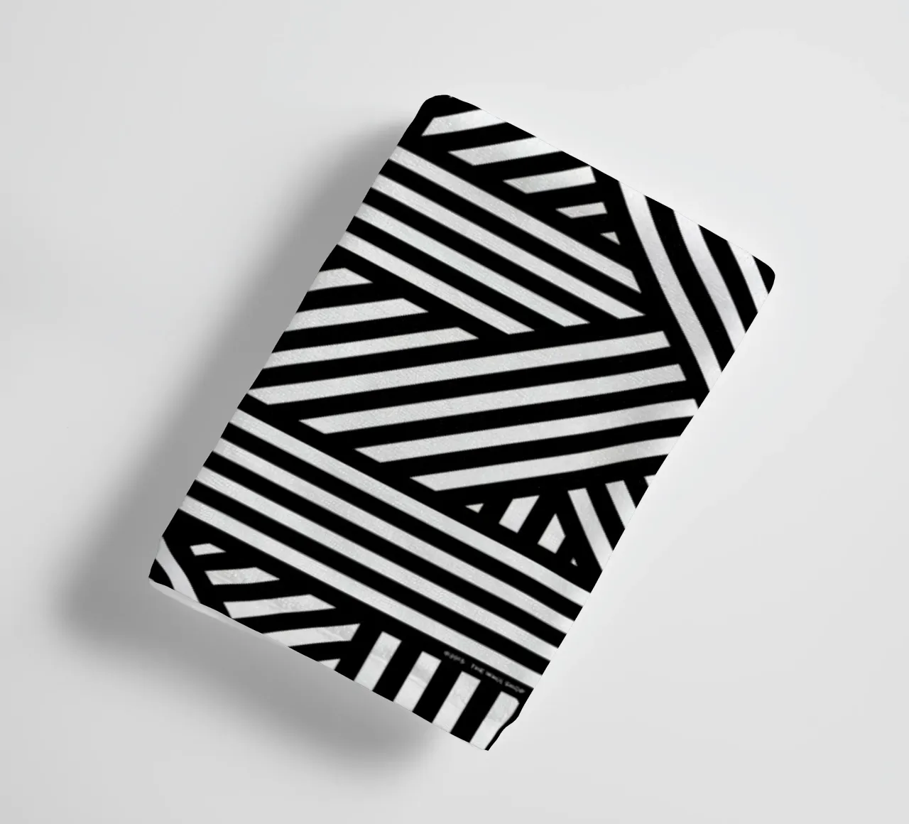 B&W Lines towel by The Wall Shop