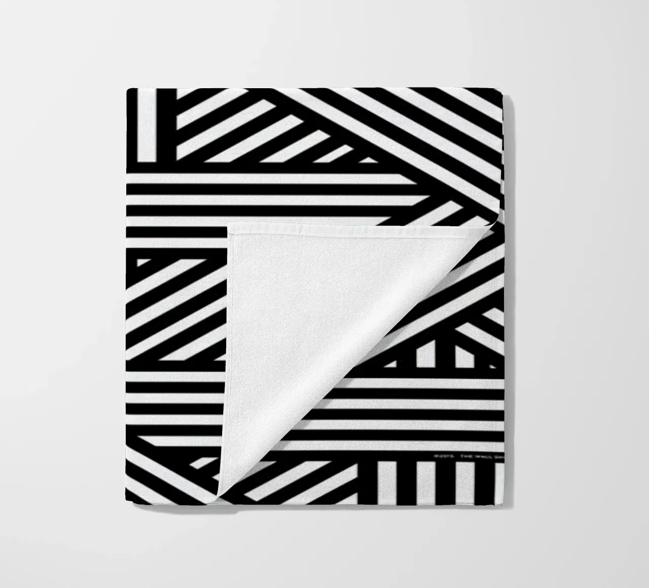 B&W Lines telo mare da The Wall Shop