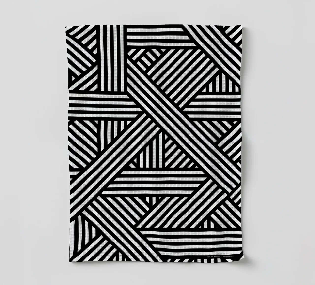 B&W Lines canovaccio da cucina da The Wall Shop