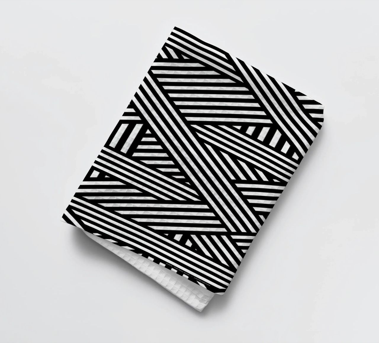 B&W Lines torchon de The Wall Shop