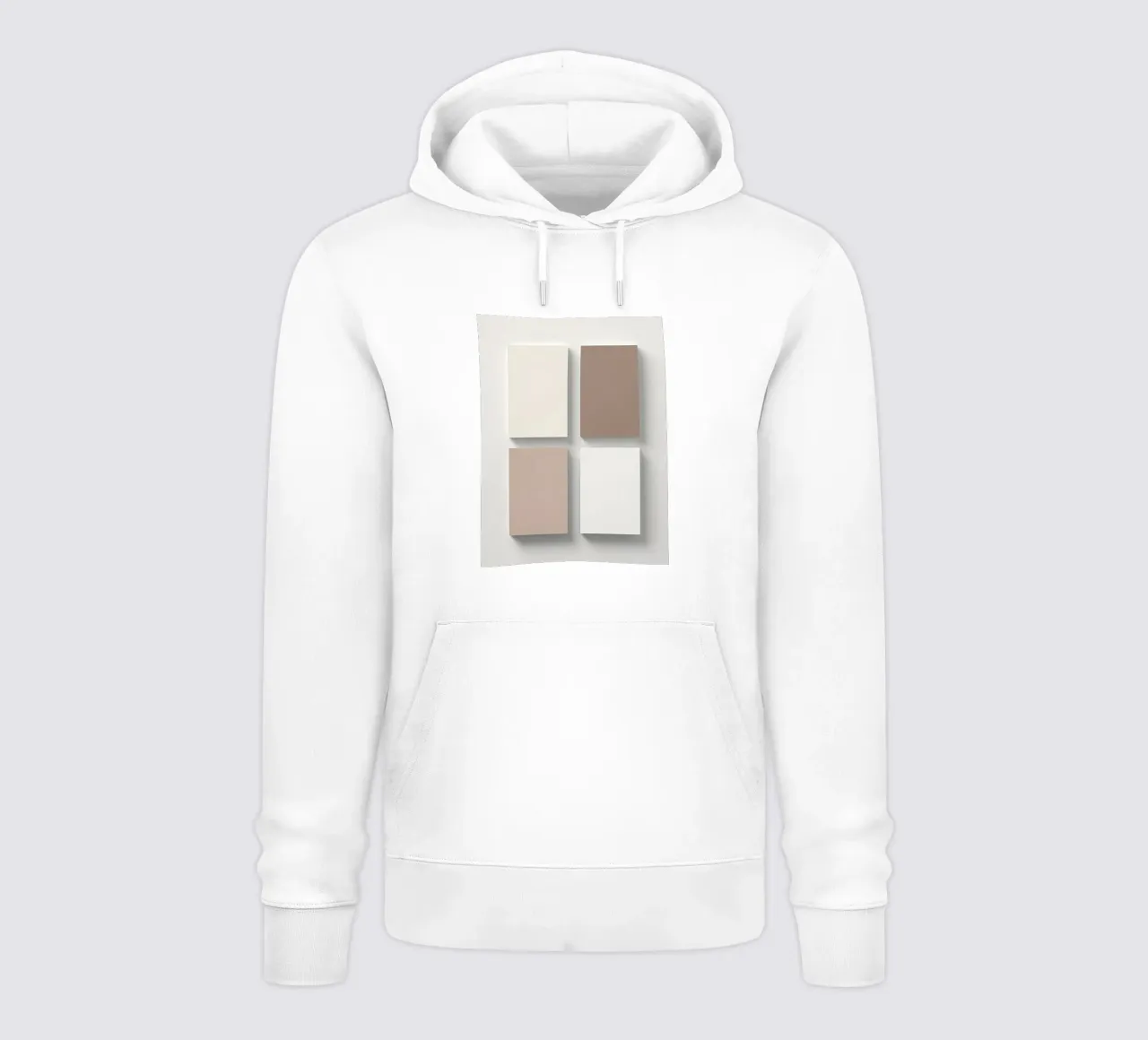 Cuadrícula rectangular sudadera con capucha de Botanical Gallery