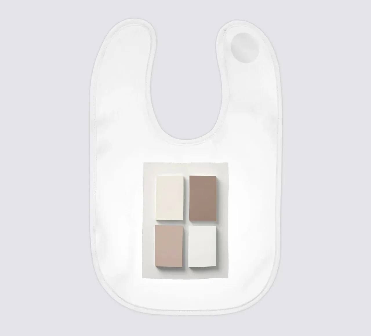 Rectangle Grid Babylätzchen von Botanical Gallery