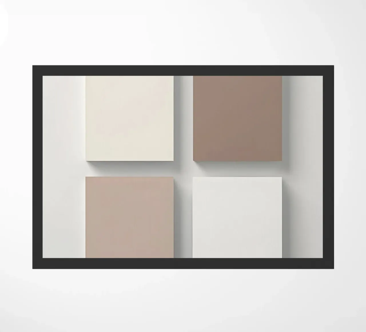 Cuadrícula rectangular felpudo de Botanical Gallery