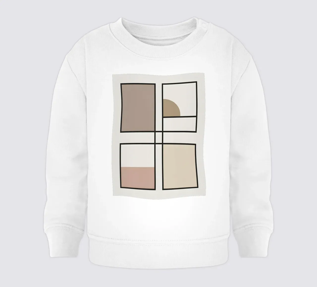 Cuadrícula rectangular sudadera de bebé de Botanical Gallery