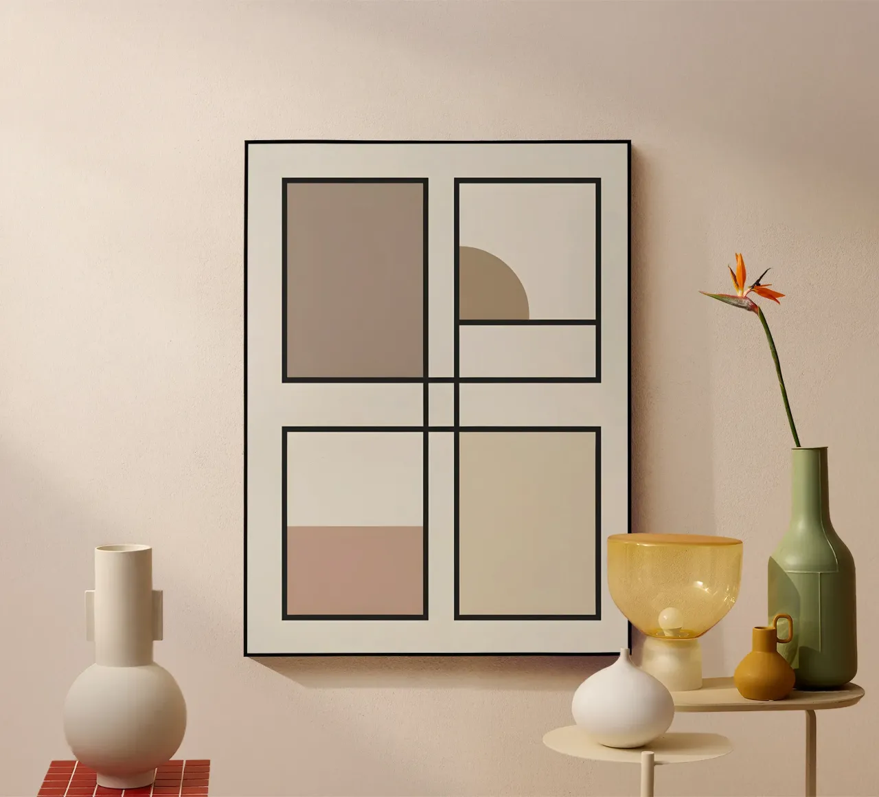 Cuadrícula rectangular metacrilato de Botanical Gallery