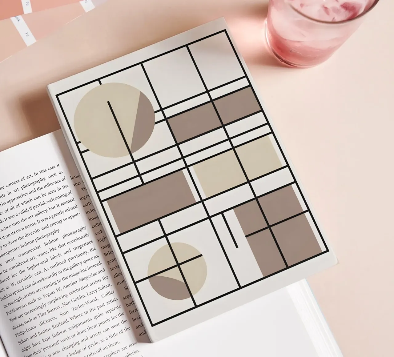 Rectangle Grid notebook by Botanical Gallery