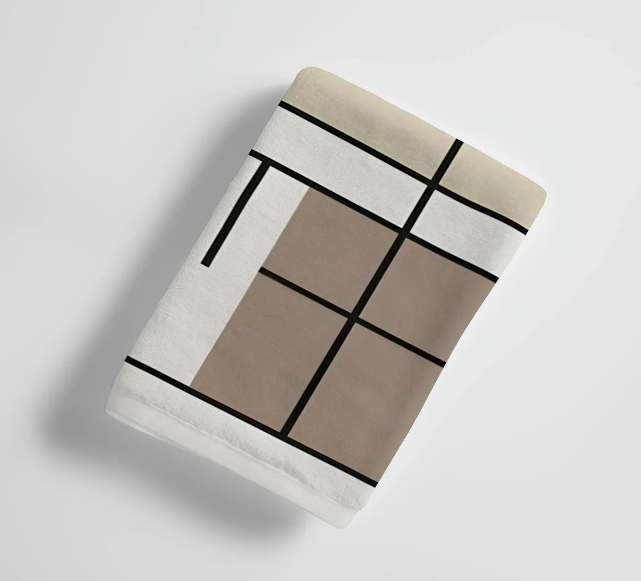 Rectangle Grid towel by Botanical Gallery