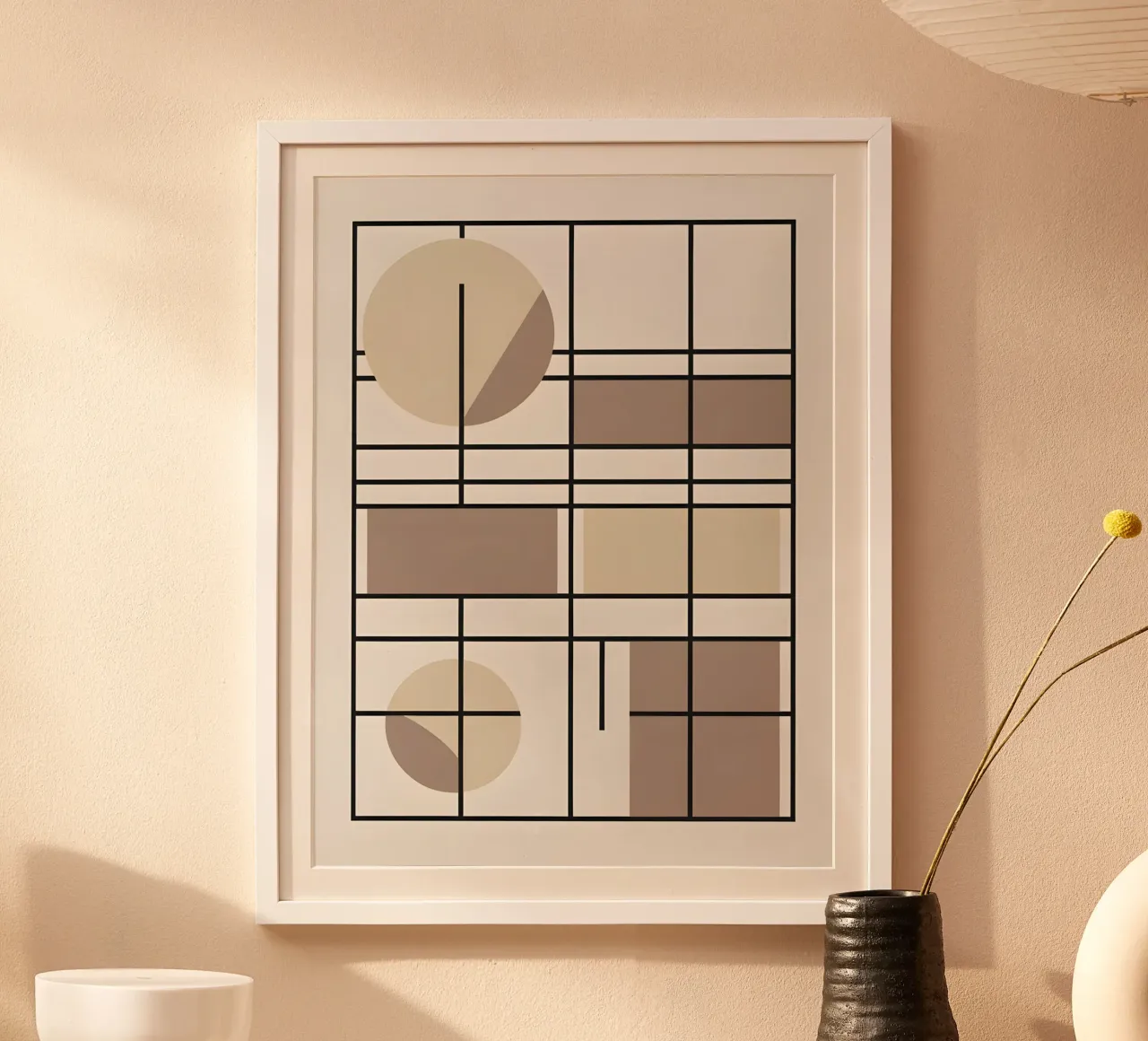 Rectangle Grid poster by The Green Room