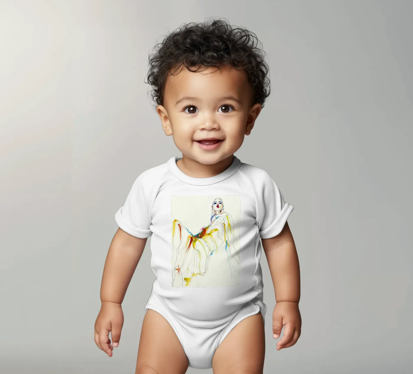 Deva Kurzarm Babybody von k i m