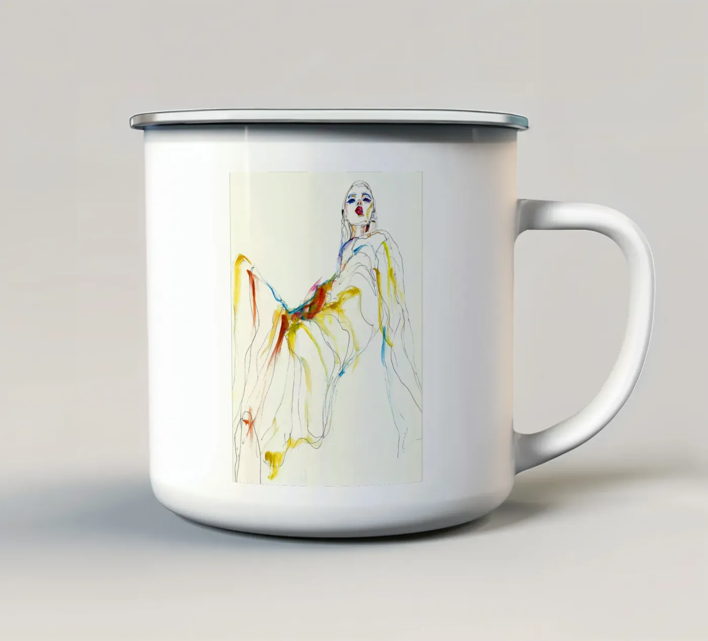Deva enamel mug by k i m