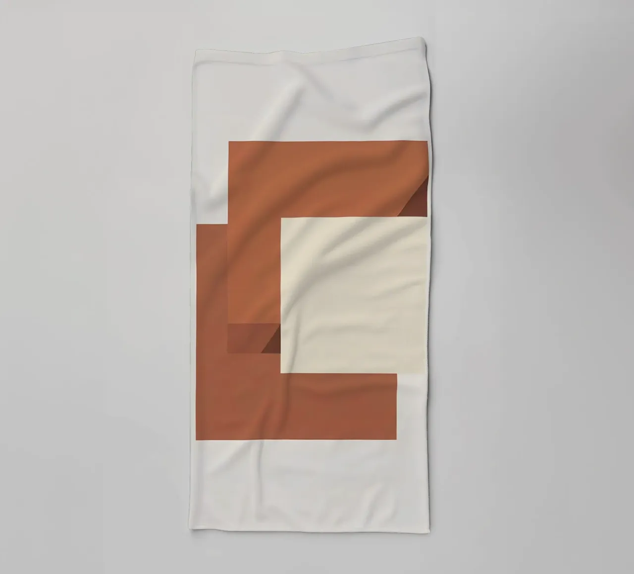 Abstract Squares towel by Botanical Gallery
