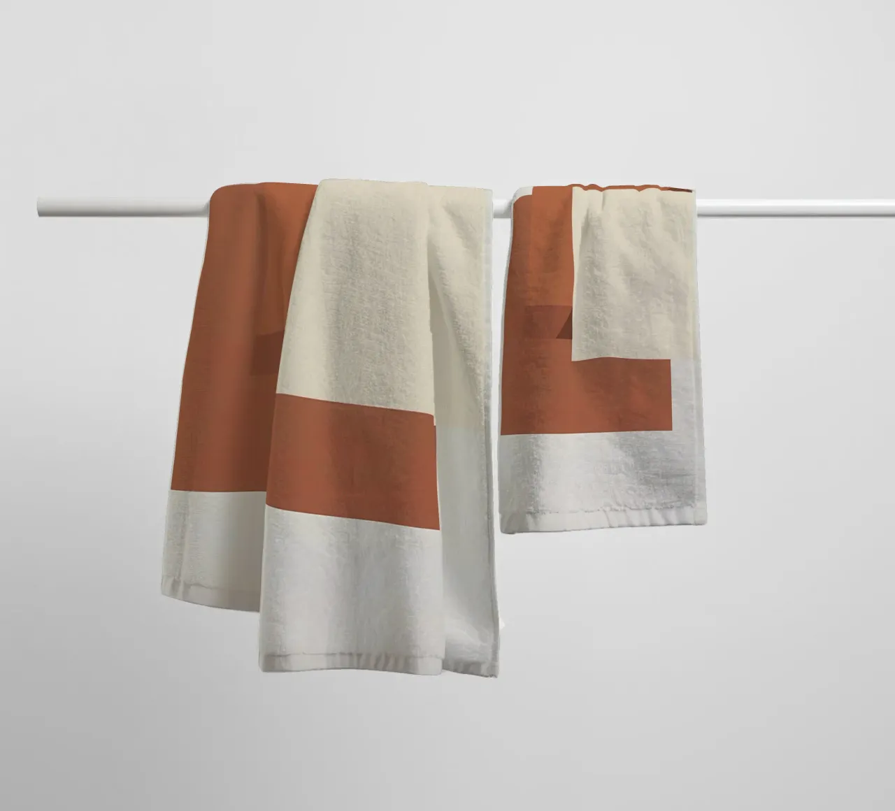 Abstract Squares towel by Botanical Gallery