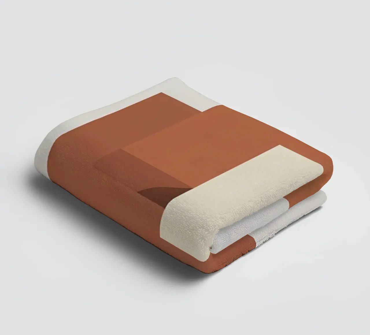 Abstract Squares towel by Botanical Gallery