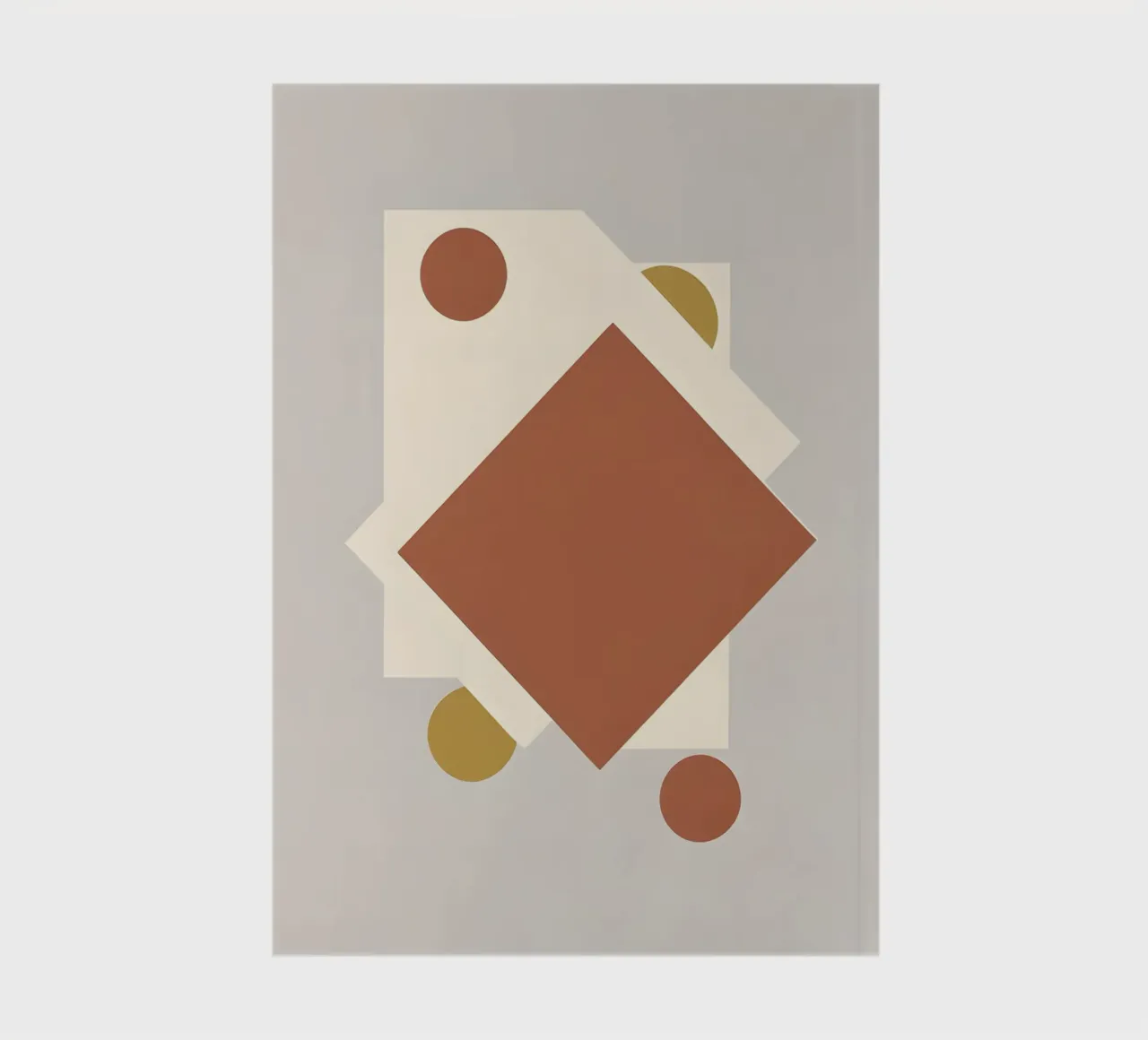 Abstract Squares notebook by Botanical Gallery