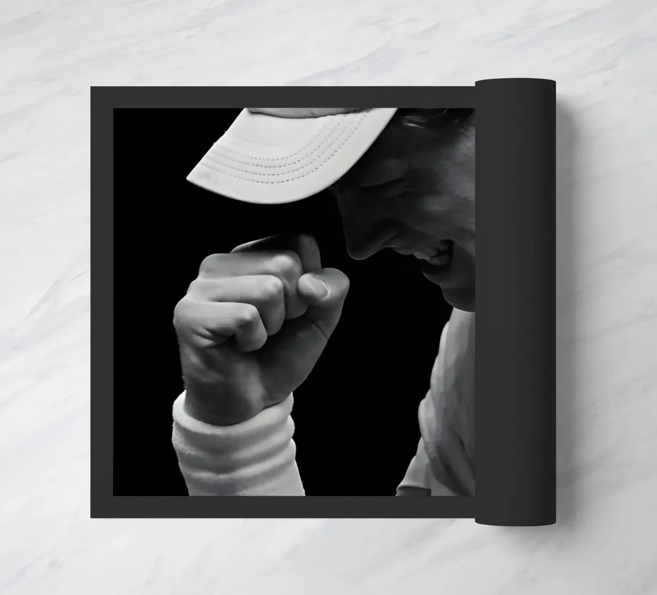 Jannik Sinner zerbino da Low poly art