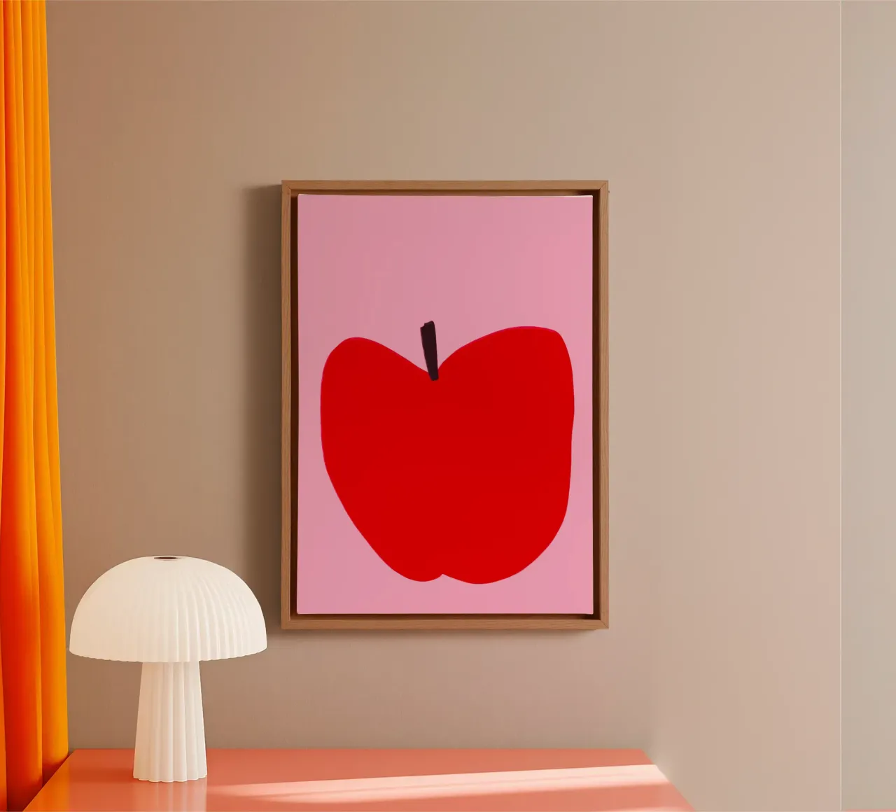 Appel canvas met Baklijst van Athene Fritsch