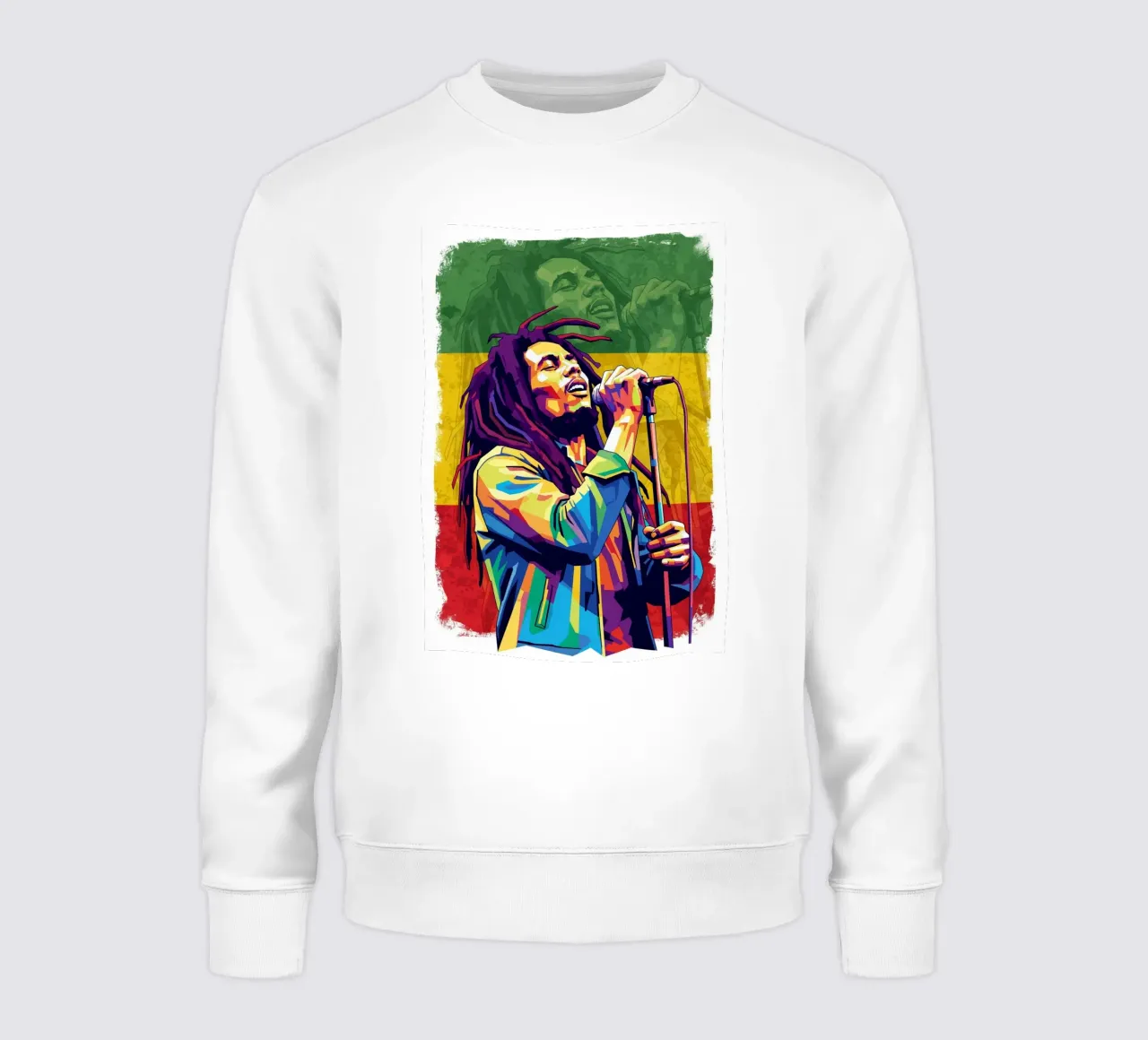 Stile Bob Marley felpa da Hantamrata