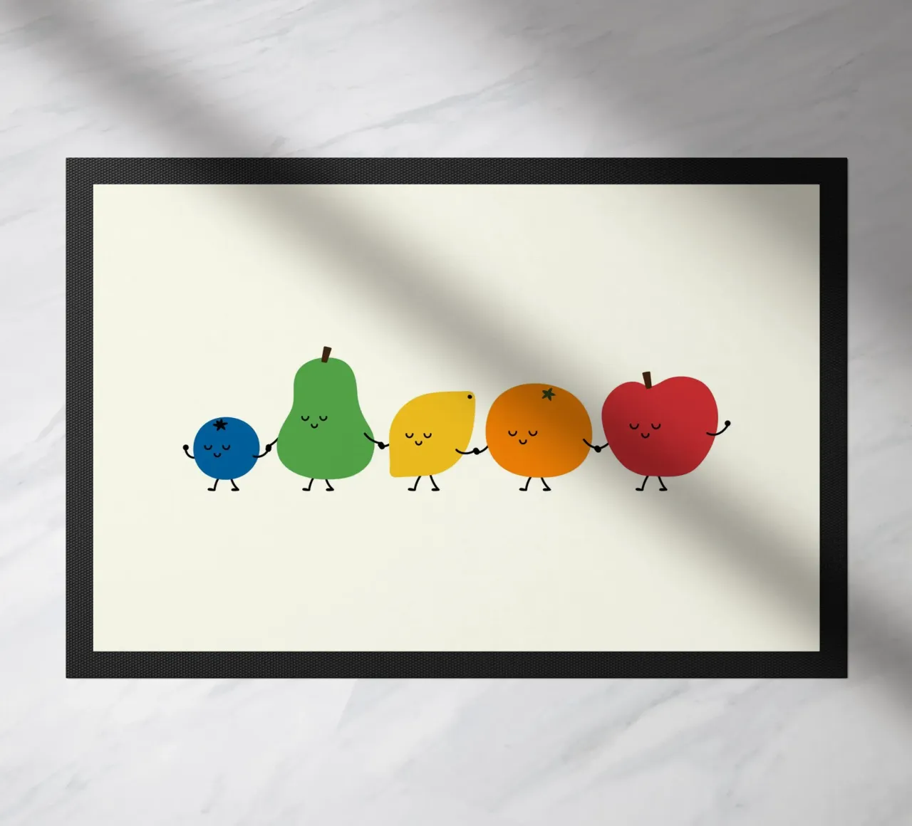 Sfilata di frutta zerbino da Andy Westface