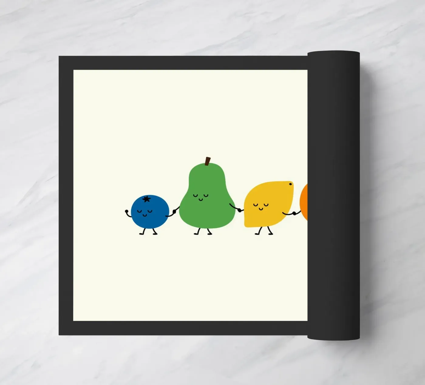 Fruit Parade deurmat van Andy Westface