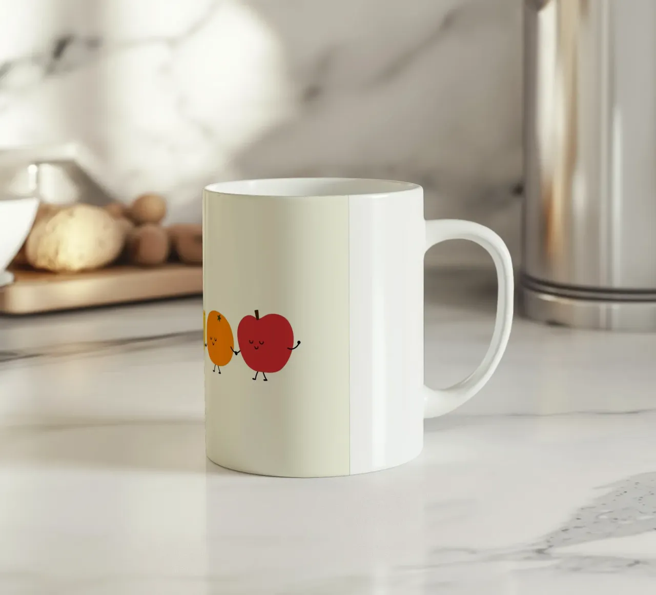 Sfilata di frutta tazza in ceramica da Andy Westface