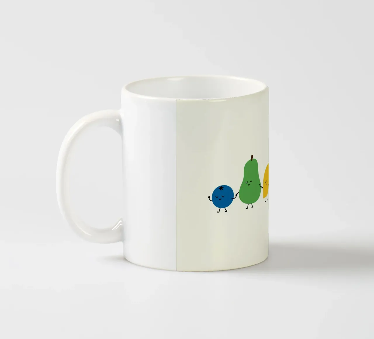 Sfilata di frutta tazza in ceramica da Andy Westface