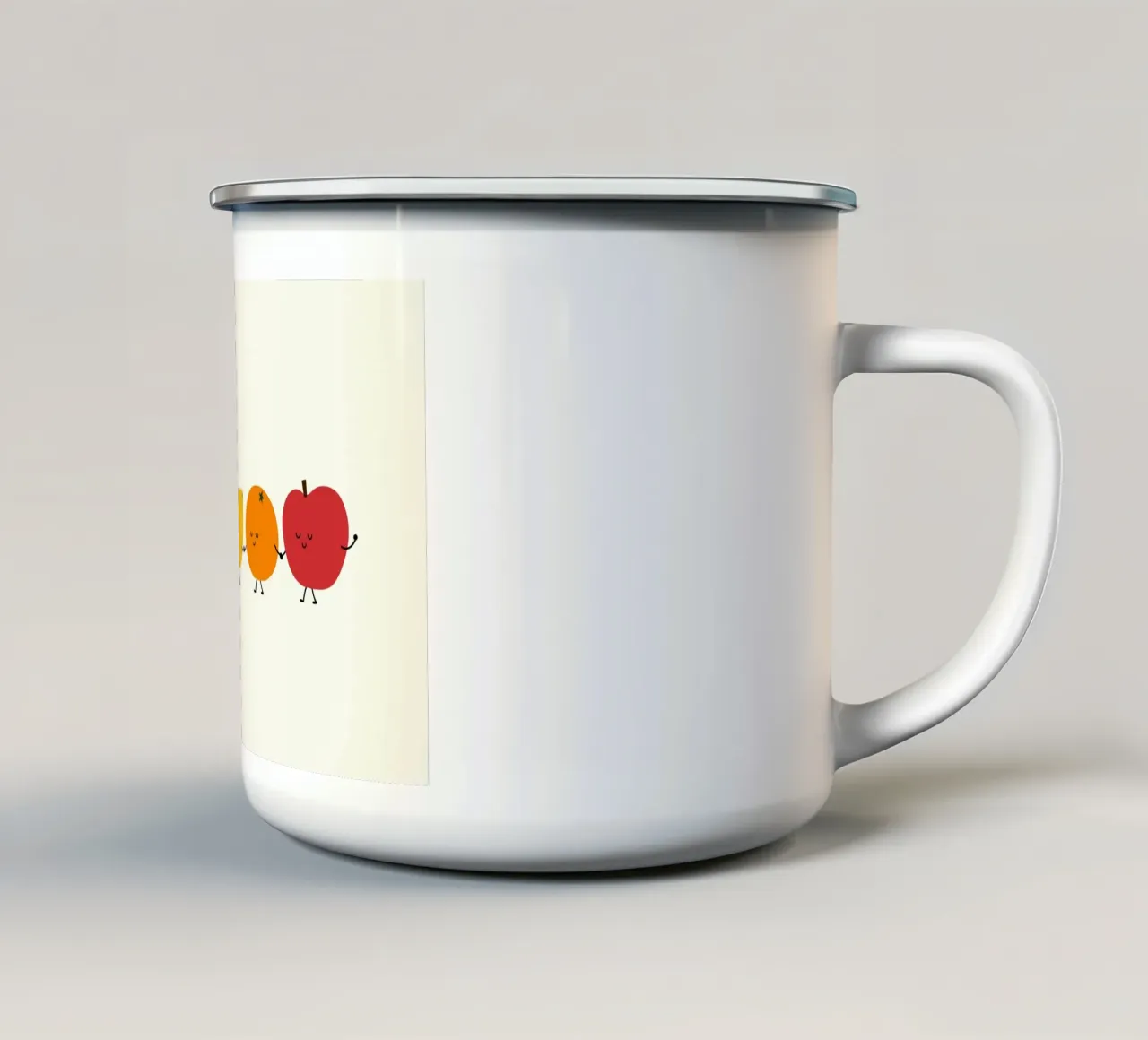Sfilata di frutta tazza in smalto da Andy Westface