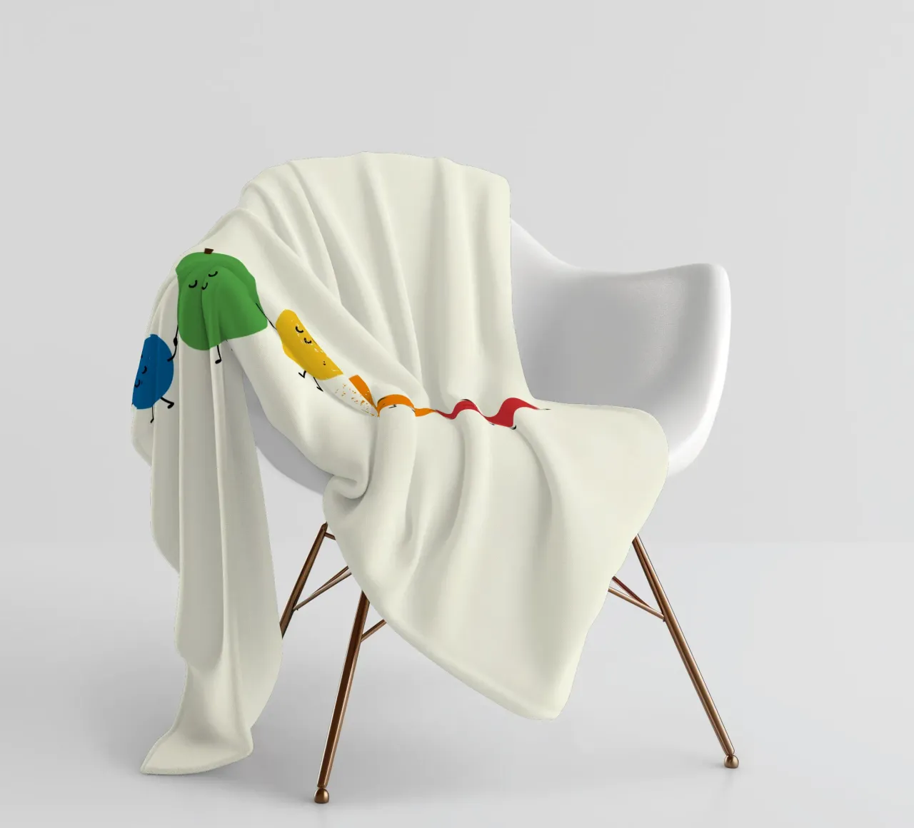 Fruit Parade fleecedeken van Andy Westface