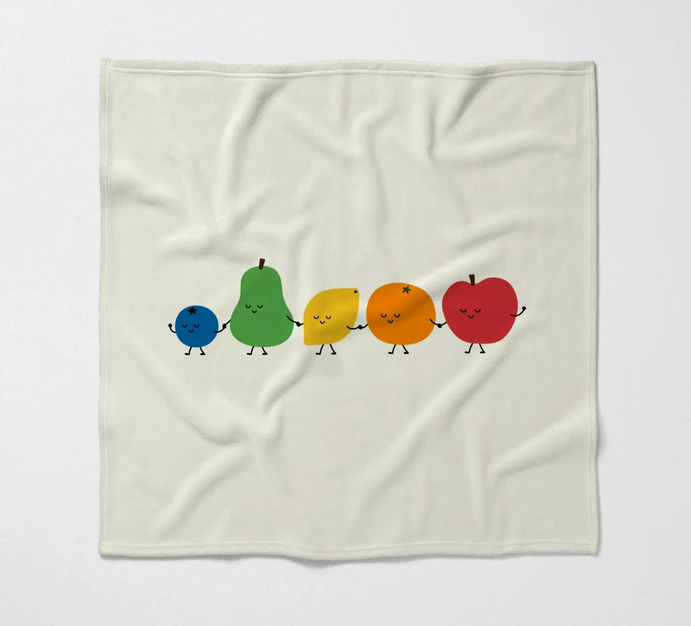 Fruit Parade Fleecedecke von Andy Westface