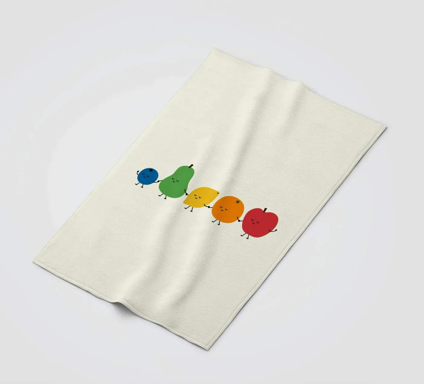 Fruit Parade Fleecedecke von Andy Westface