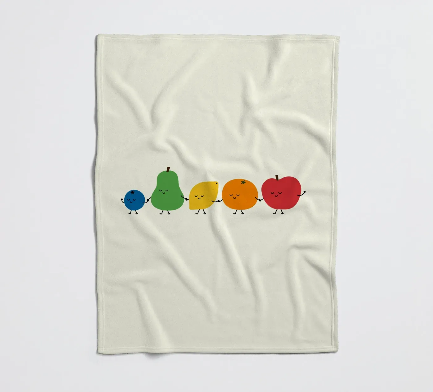 Fruit Parade Fleecedecke von Andy Westface