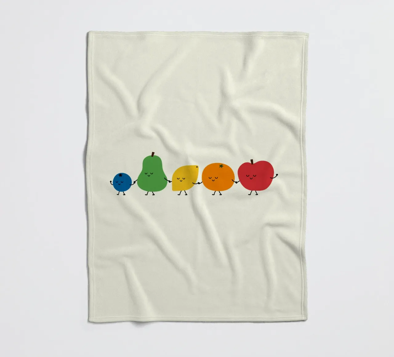 Fruit Parade fleecedeken van Andy Westface