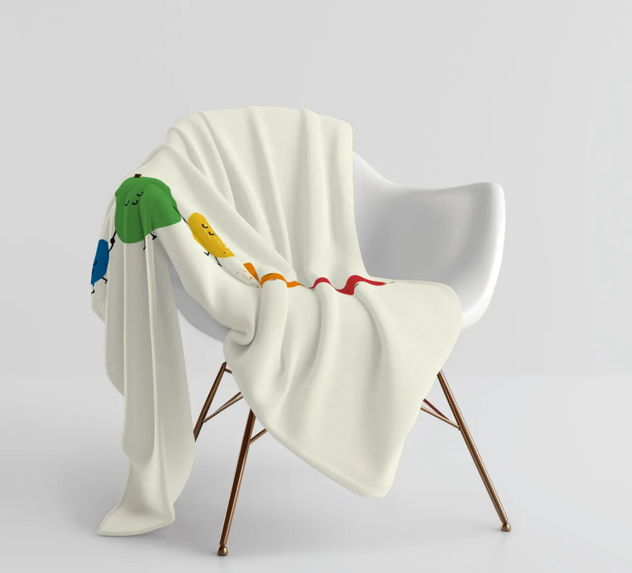 Fruit Parade fleecedeken van Andy Westface