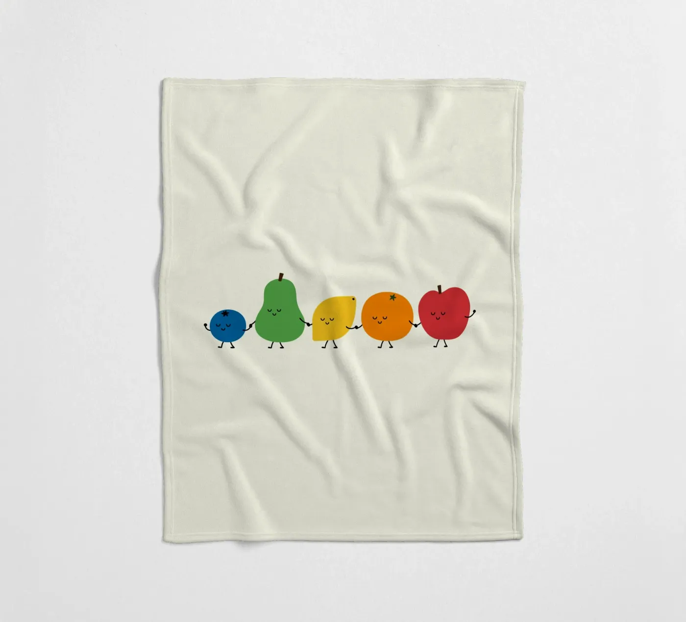 Fruit Parade Fleecedecke von Andy Westface