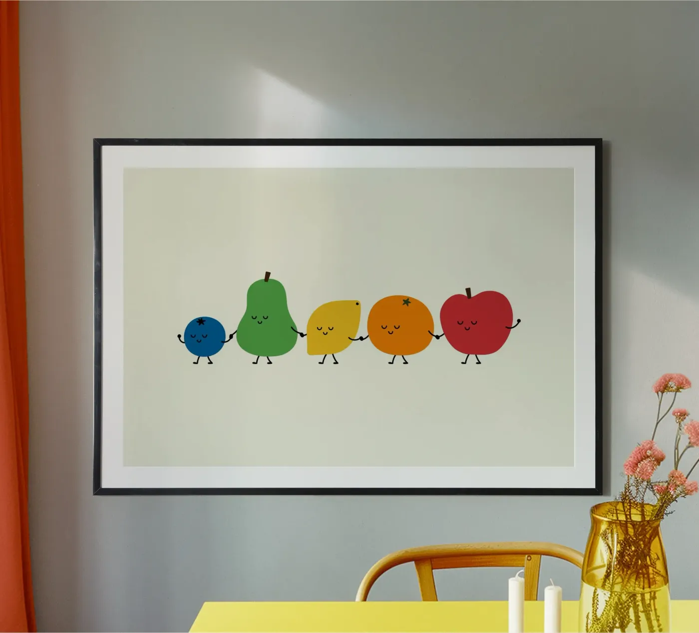 Fruit Parade Poster von Andy Westface