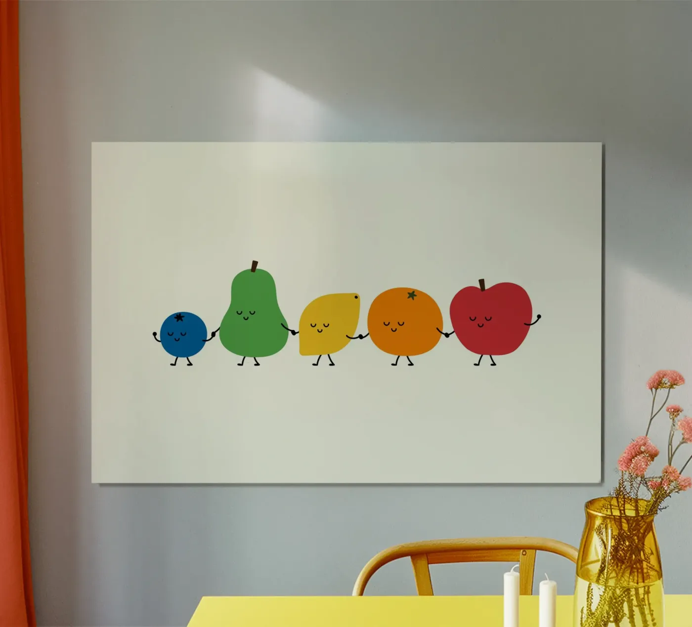 Fruit Parade Poster von Andy Westface