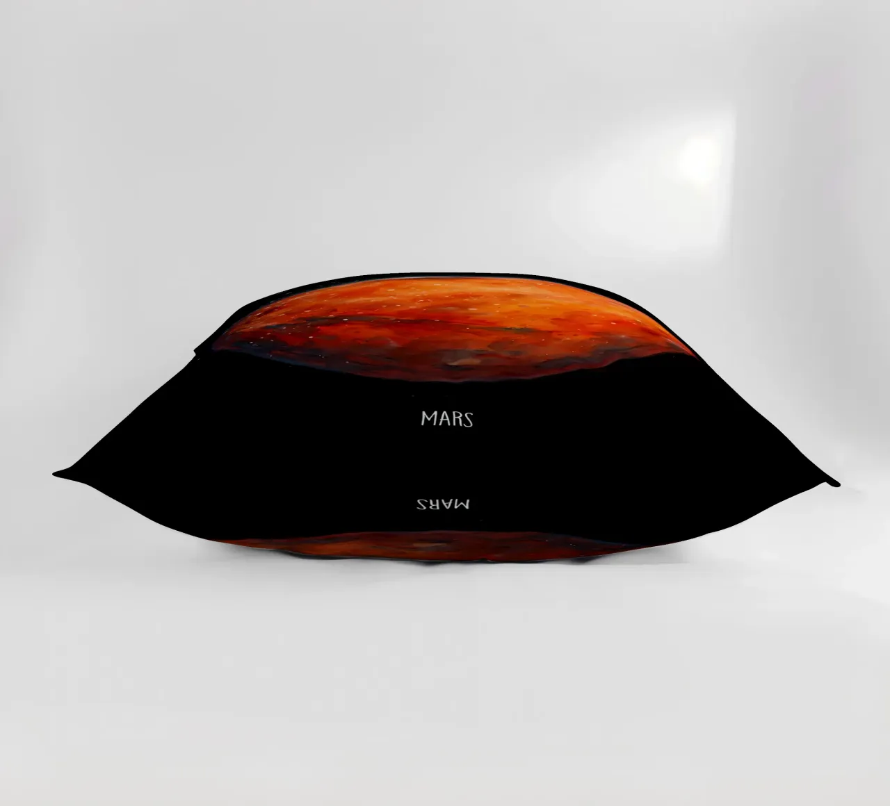 The Red Planet: Mars Watercolor cuscino da BadrBrand