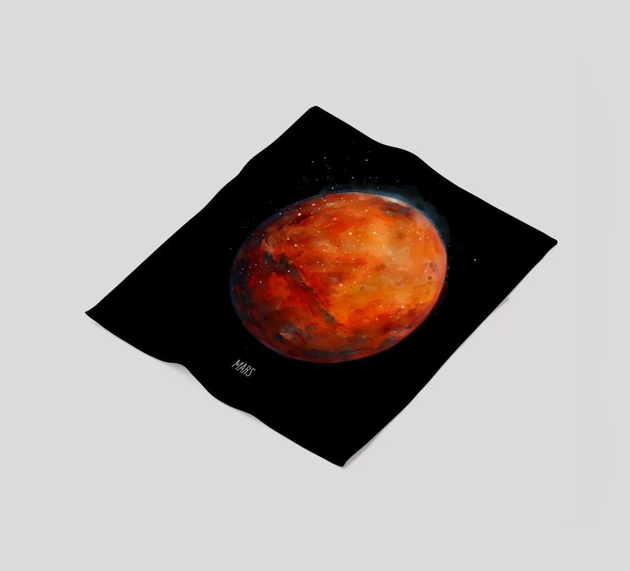 The Red Planet: Mars Watercolor coperta in pile da BadrBrand