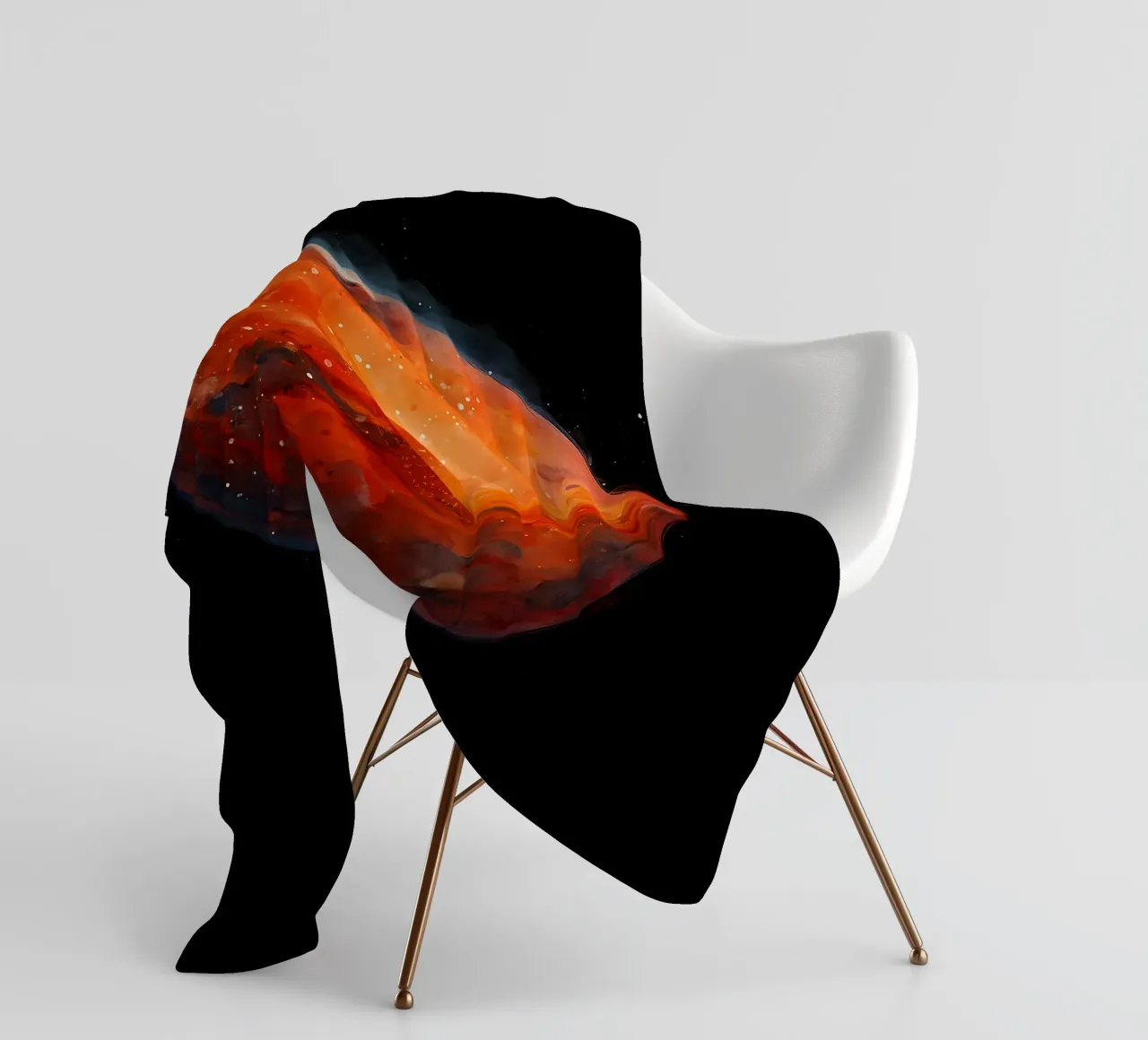 The Red Planet: Mars Watercolor coperta in pile da BadrBrand