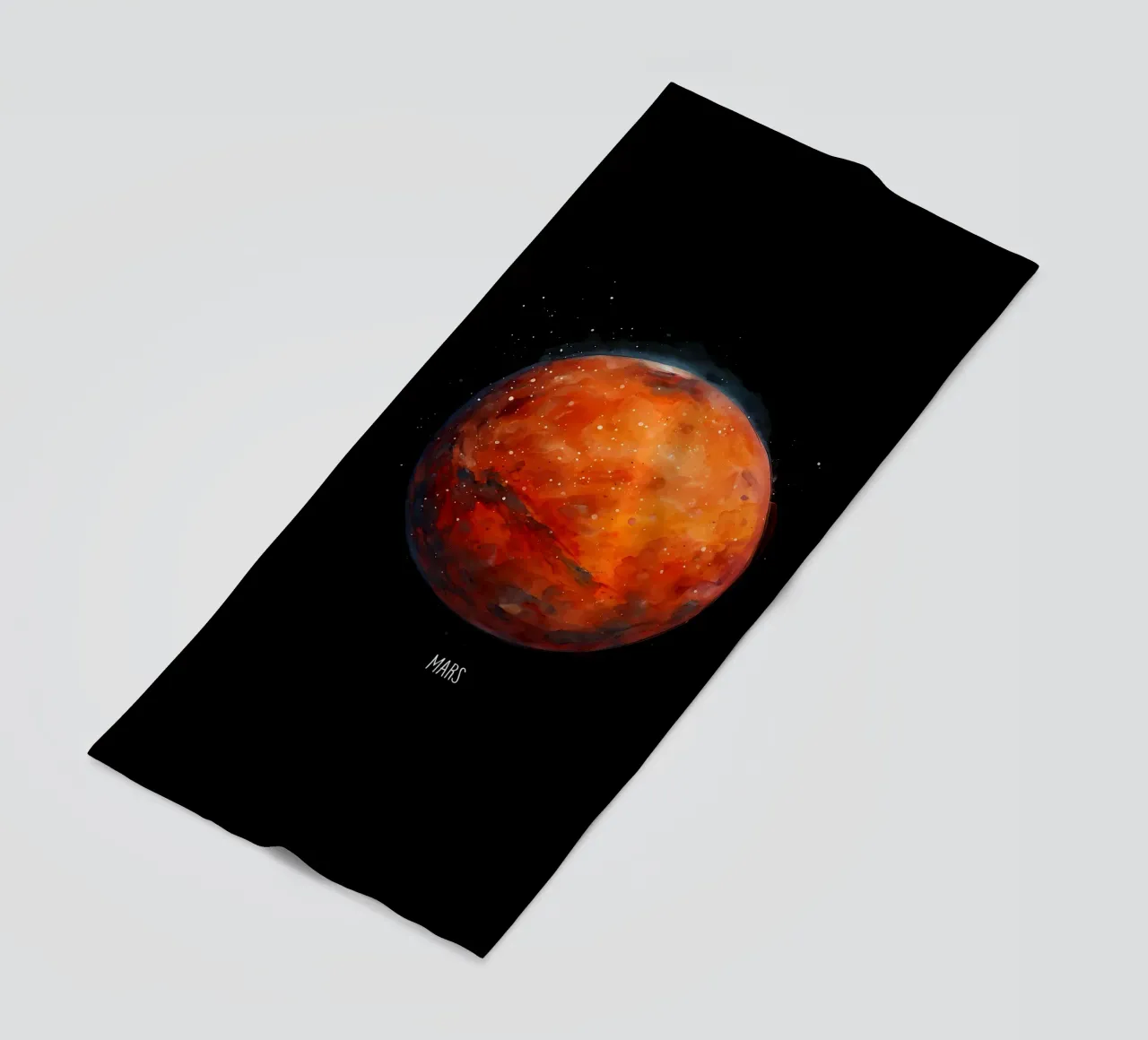 The Red Planet: Mars Watercolor telo mare da BadrBrand