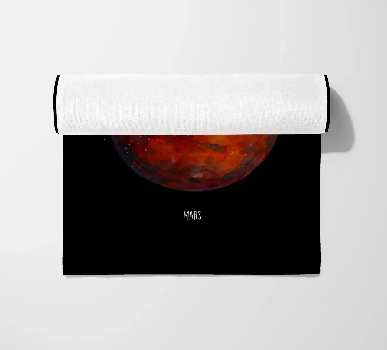 The Red Planet: Mars Watercolor telo mare da BadrBrand