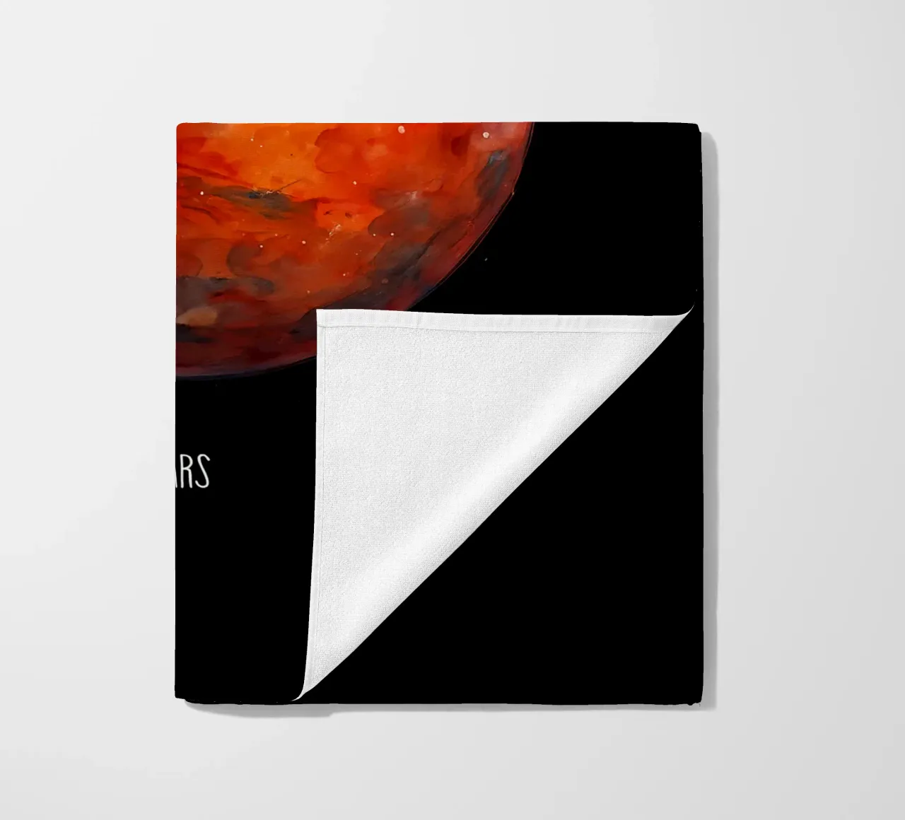 The Red Planet: Mars Watercolor telo mare da BadrBrand